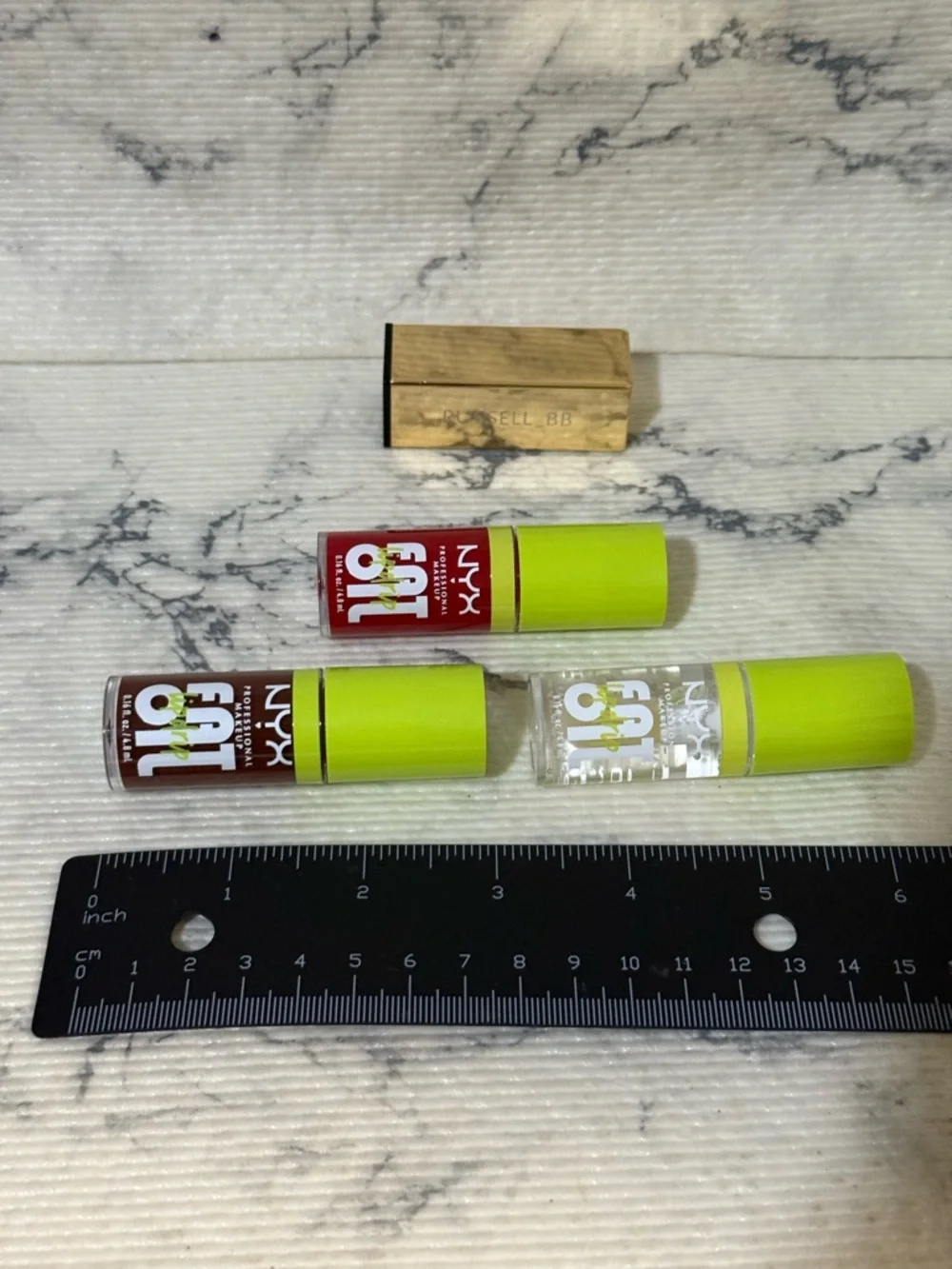 NYX Fat Oil Lip Oil Trio: Clear, Sheer Pink, Sheer Mahogany